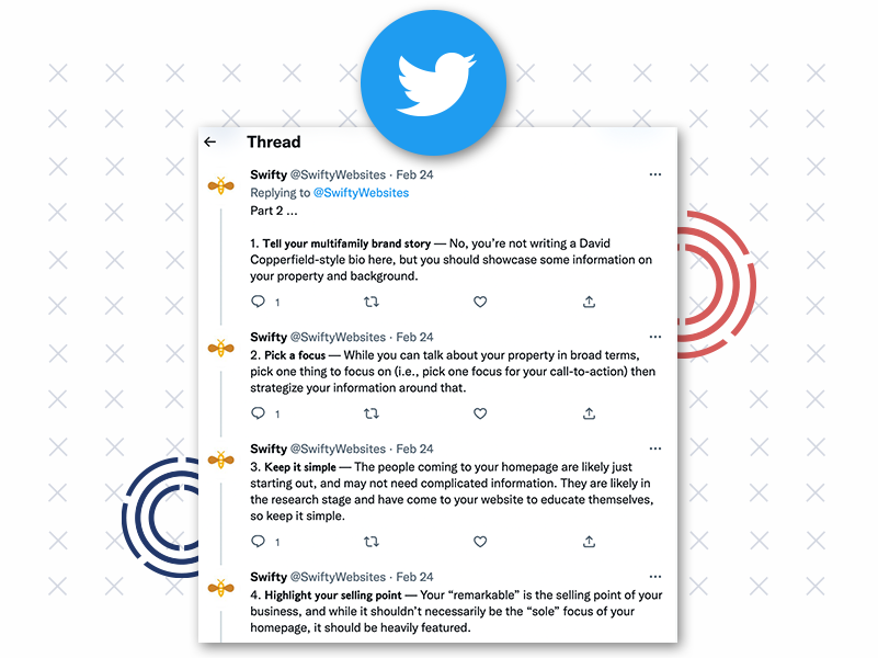 The tweet thread feature allows you to create longer messages by connecting multiple tweets in one thread. This is great for sharing lengthy stories that would otherwise be too long for a single tweet. To do this, hit the “add another tweet” button when composing a tweet and start adding more content. You can also add images and videos to make your threads more engaging.