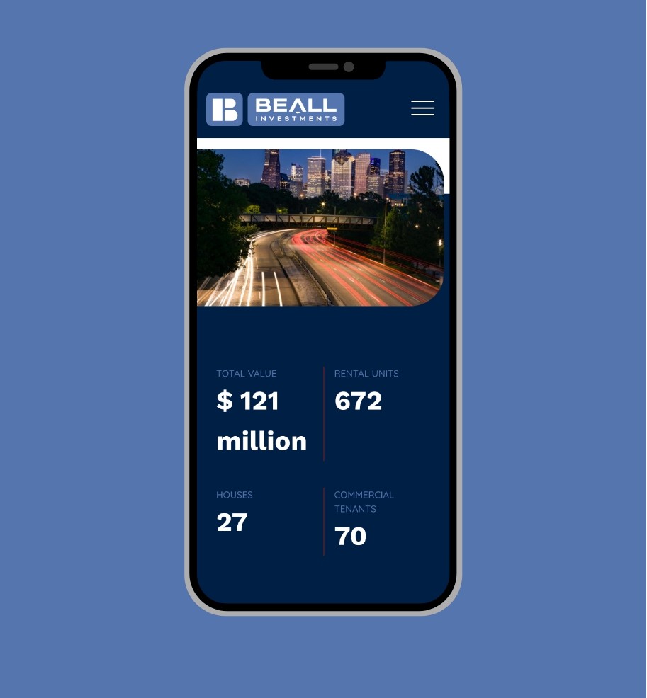 Beall Investment iPhone