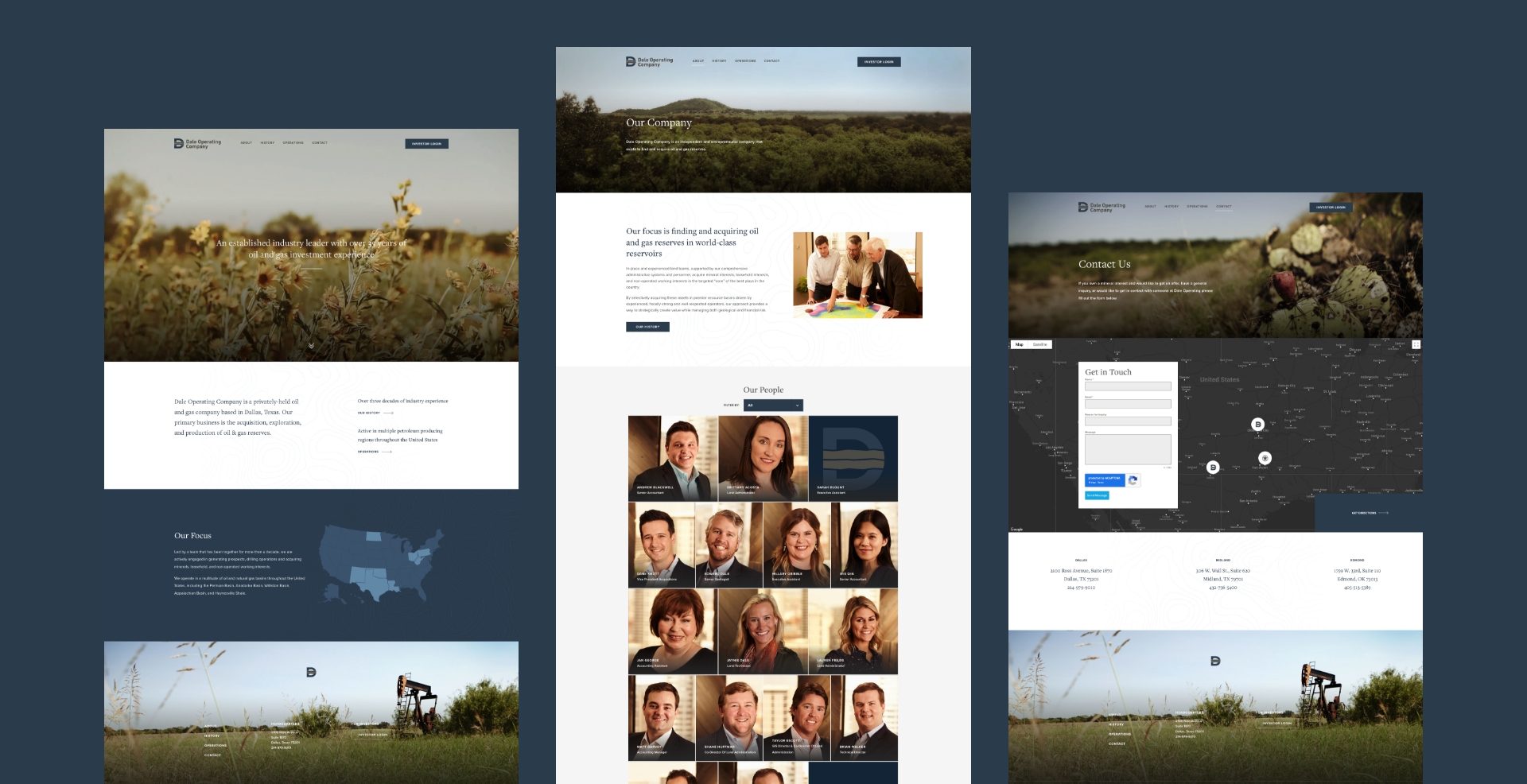 Dale Operating Long Pages