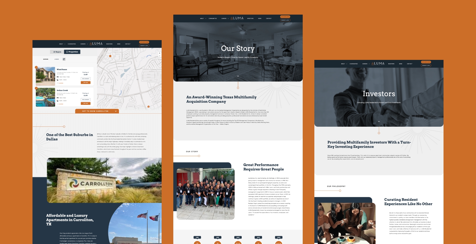 Luma Residential Long Pages